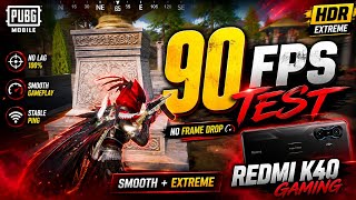 Redmi K40 Gaming Pubg Test  Smooth  Extreme 90 Fps Gameplay no Lag
