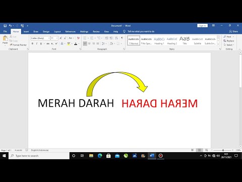 Video: Siapa yang menulis dalam tulisan cermin?