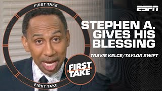 Stephen A. is a SWIFTIE?! + supports Travis Kelce and Taylor Swift dating rumors 🥰 | First Take