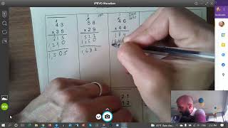 Multiplication Standard Algorithm Level 5