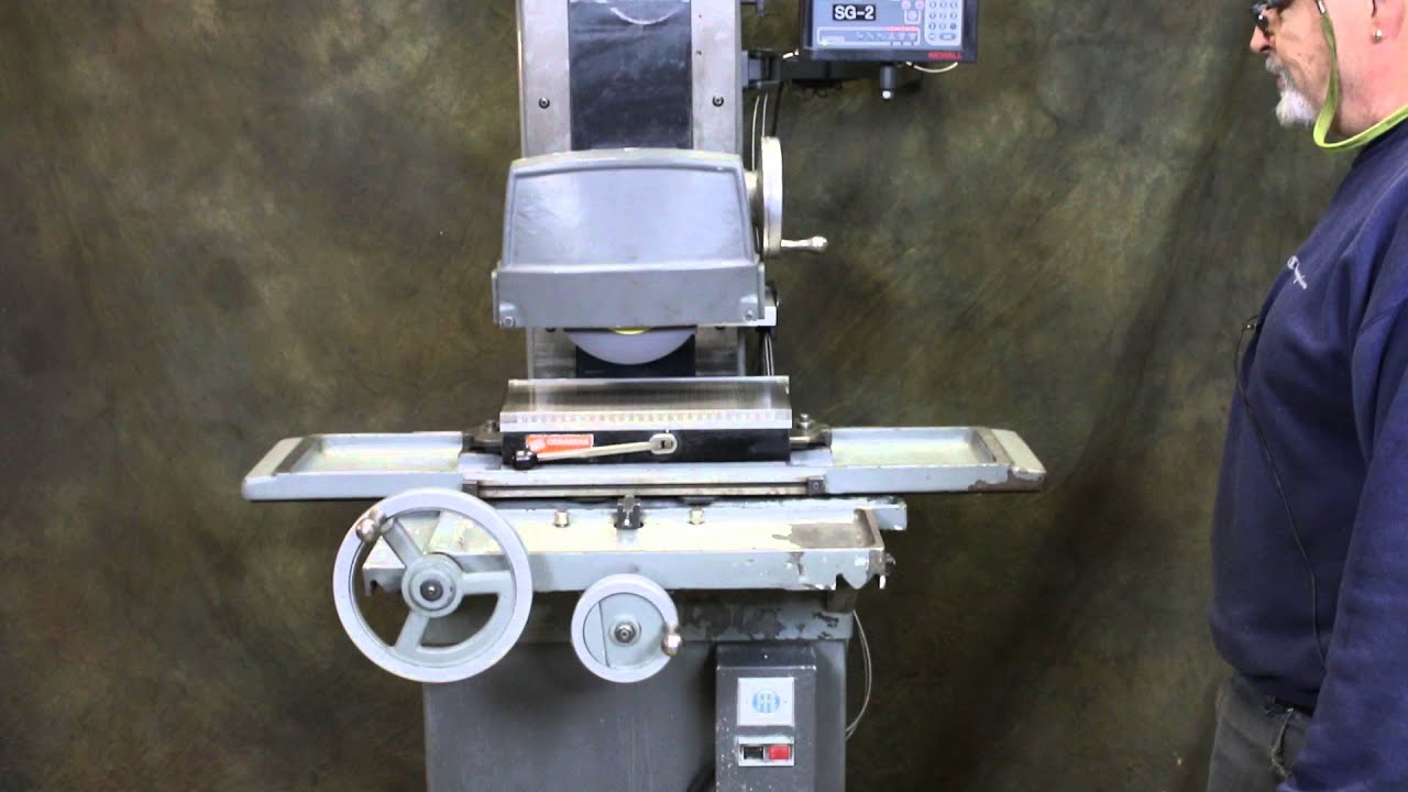 150793 8" x 15" BRIDGEPORT MODEL 815 HAND FEED SURFACE GRINDER YouTube