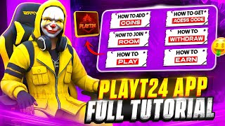 How To Use Playt24 Application | Full Details Hindi | Playt24 App Kaise Use Kare screenshot 2