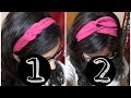 2 DIY Hairband from old T-shirt