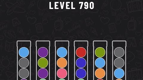 Ball Sort Puzzle Level 790 #ballsortpuzzle #ballsortpuzzlegameplay #puzzlegame #mobilegames