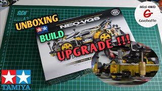 TAMIYA【ミニ四駆】Mini 4WD | Neo-VQS Advanced Pack | Unboxing - Build - Upgrade | Ready to Race