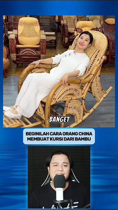 BEGINILAH CARA ORANG MEMBUAT KURSI ROTAN #faktamenarik