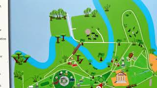 3D AR Park DinoLand Map
