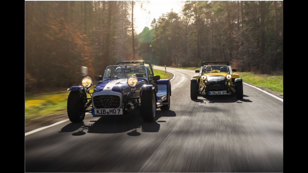 Caterham 1.8 K-Series SuperSport POV onboard drive on narrow forest roads in 4K
