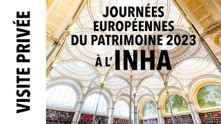 [Visite privée] Journées européennes du Patrimoine 2023 à l'INHA