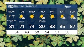 Warm St. Patricks Day in the Valley