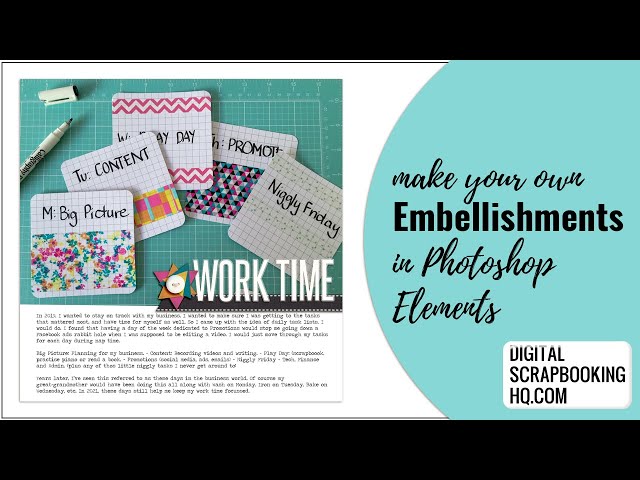 Digital Scrapbook Elements  Put A Little Love In It Stamps