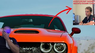 Cocky Customer With 400 Credit Score Attempts to Finance $150K Dodge Charger Hellcat