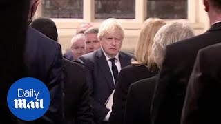 MPs and Lords leave emotional service for Sir David Amess