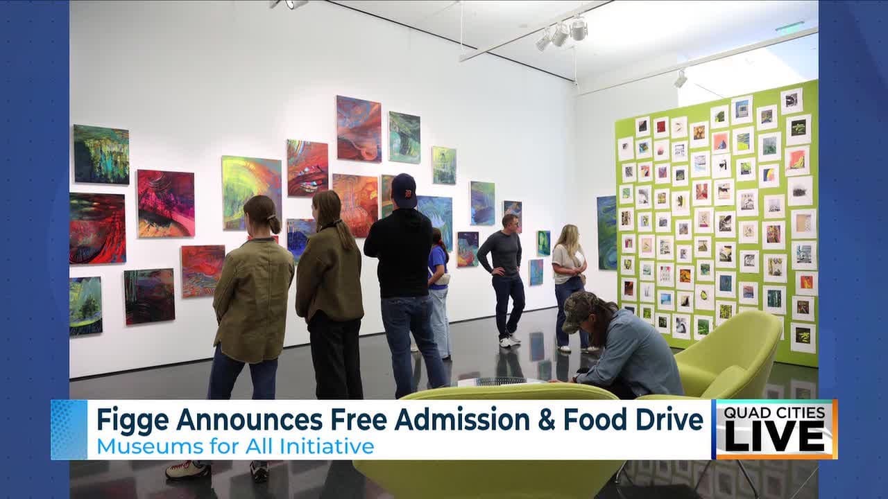 Figge announces 'Museums For All' free admission, food drive