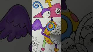 Zooble with Blueberries 🫐✨ Amazing Digital Circus Coloring | #shorts #cuteart | LoveAndColor Art