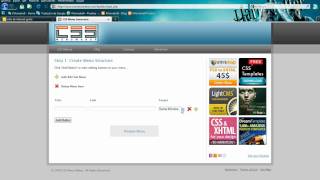 Crear menu horizontal desplegable parte1
