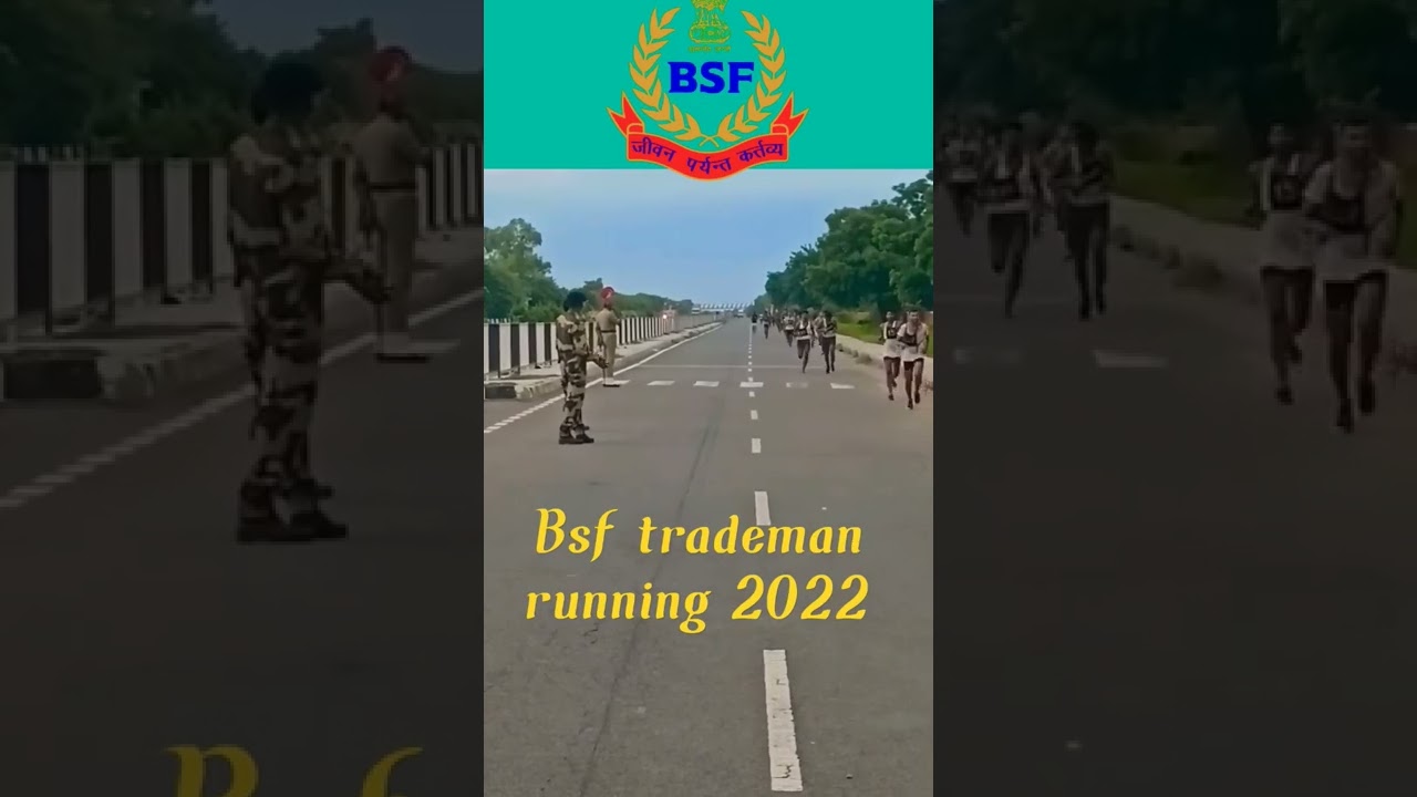 BSF Trade man running 2022