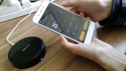 RSH Tech Smart IR steps for operatating all TV and ACs using smart mobile App