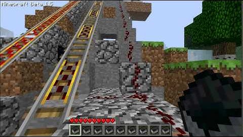 Minecart Dispenser Using Powered Rails