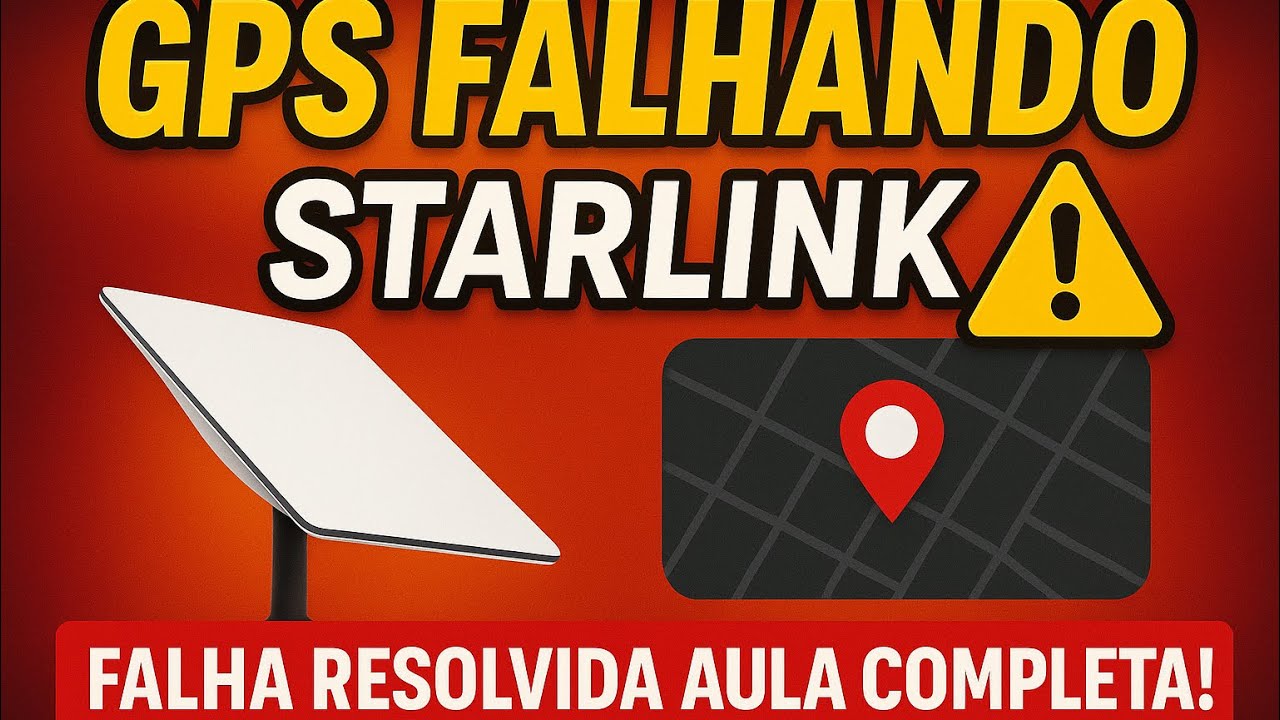 GPS STARLINK FALHANDO?? vídeo aula completo com a solução! 