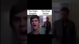 giga chad vs jakiś prawiczek #beautful #memes #funny