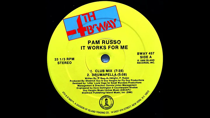 Pam Russo - It Works For Me (Drumapella) | 1988 Freestyle (HQ Audio)
