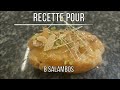 Les salambos avec une finition au caramel clair et amandes effiles