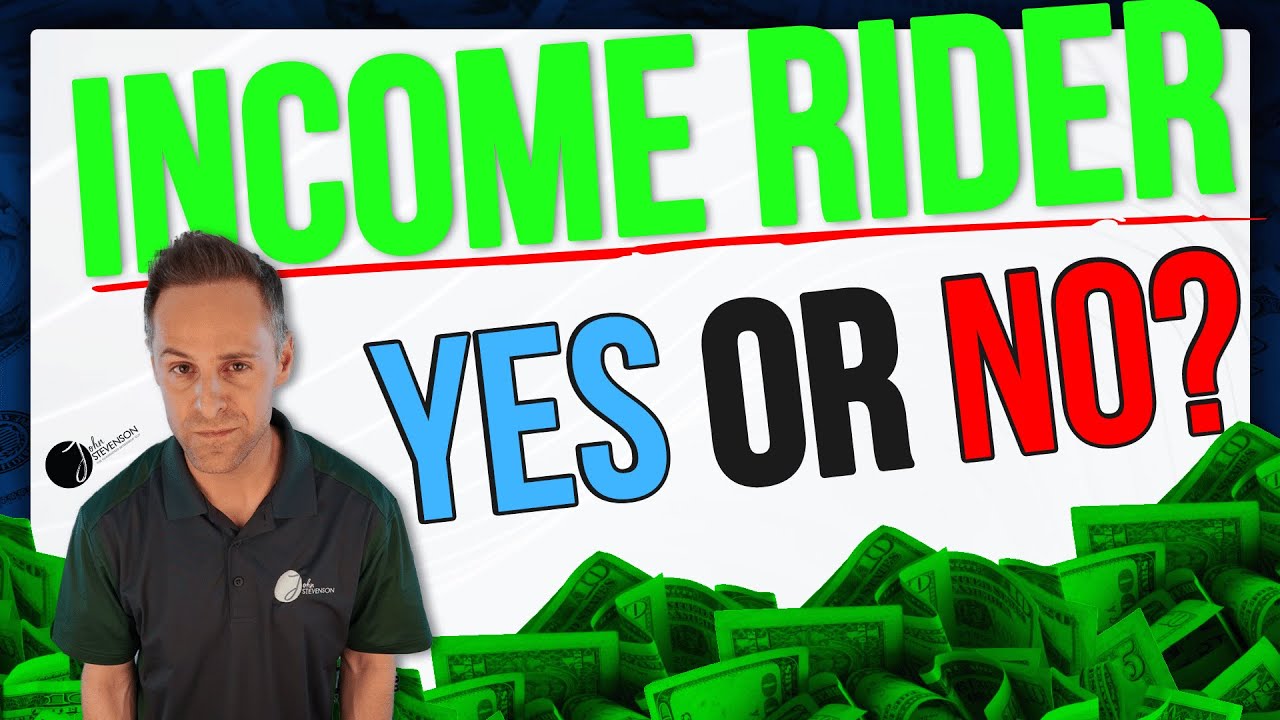 Should I Pay for an Income Rider? - YouTube