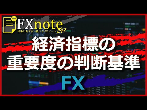 【FX】経済指標の重要度の判断基準