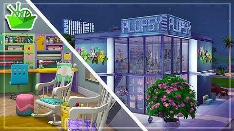🧶🧵 PLOPSY COMMUNITY CENTER || The Sims 4: NIFTY KNITTING || SPEED BUILD