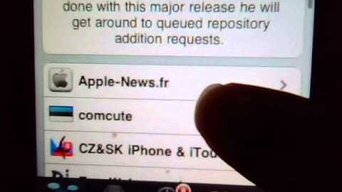 how to restore all your default sources from cydia