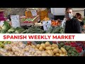 Spanish Saturday market in Calpe Spain