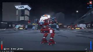 Future Cop: LAPD - Main Menu and Electric Gun Special