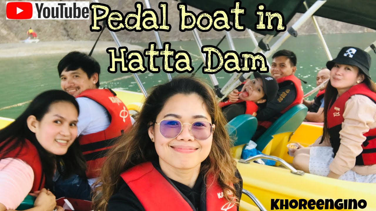 Pedal boat ride experience in Hatta Dam
