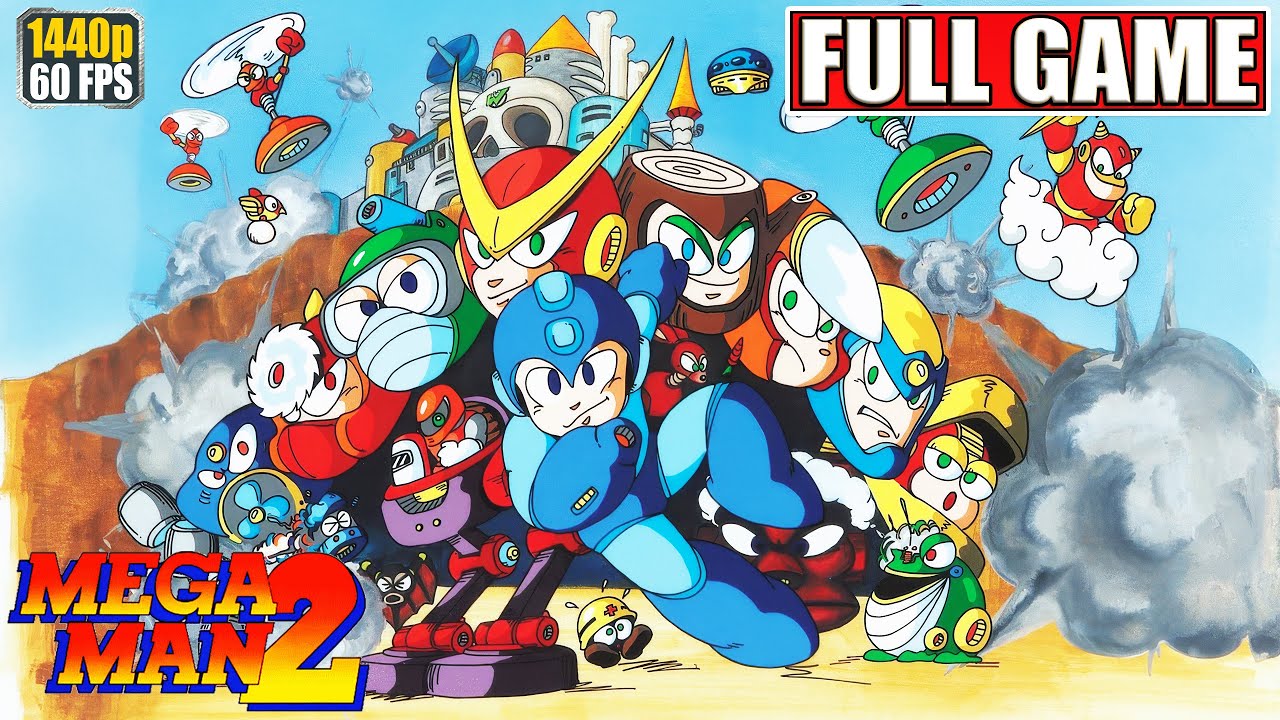 Mega Man 2 Full Gameplay Walkthrough [1988 NES Longplay Playthrough] No Commentary