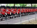 march to horseguards for trooping the colour 2016 rehearsal 25/5/16