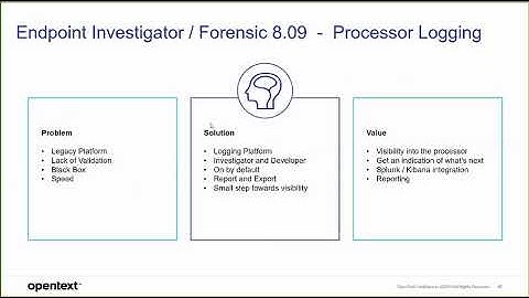 What’s new and what’s next with OpenText EnCase Forensic 8.09