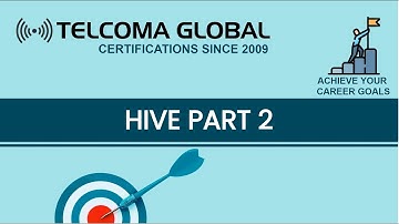HIVE Part 2 - Big Data Hadoop Course by TELCOMA Training