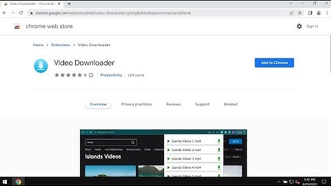Video Downloader extension (removal instructions).