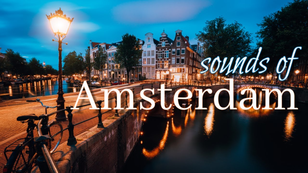 🔴LIVE🔴 - Amsterdam City Sounds | Trams, Markets, Bells & Street Ambience