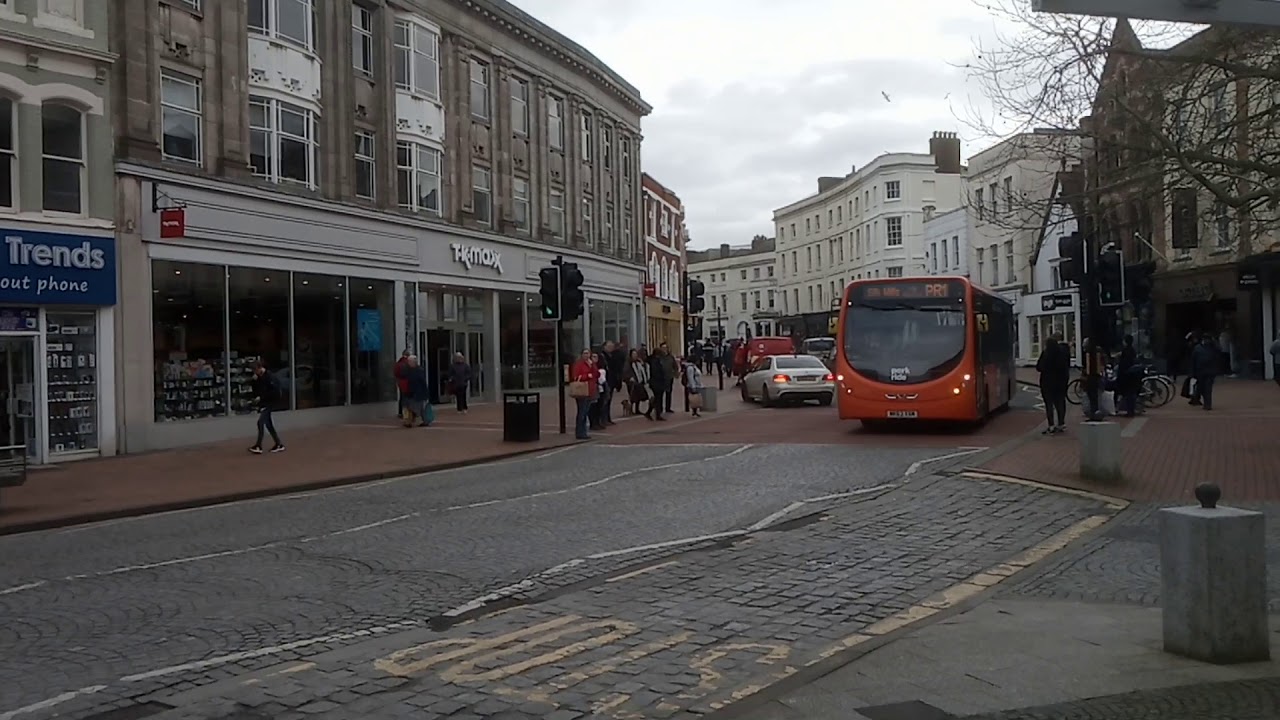 Bus arrives at Taunton Town centre today YouTube Bus arrives at Taunton Town centre today YouTube