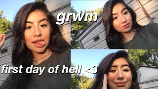 GRWM FIRST DAY OF JUNIOR YEAR