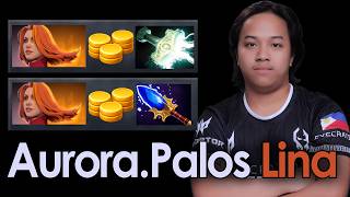 Aurora Palos Lina Carry Is Insane - Aghanim s Scepter Mjollnir 7 41e