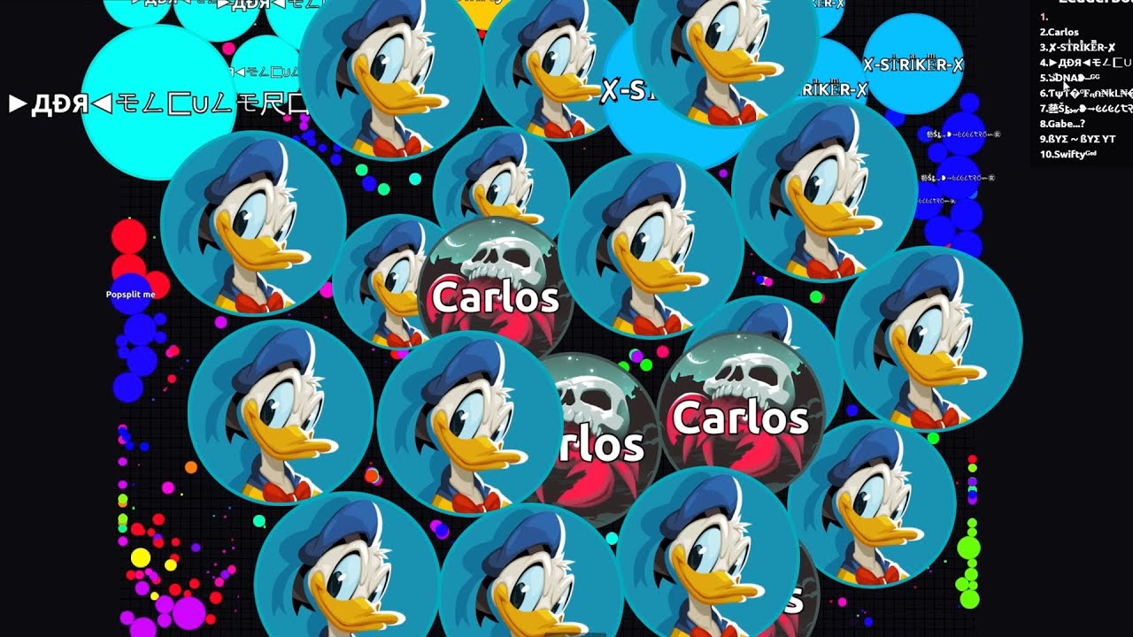 Donald Duck in Imbig.pro! Solo 330.000+ Mass Server Domination | Game Like Agar.io