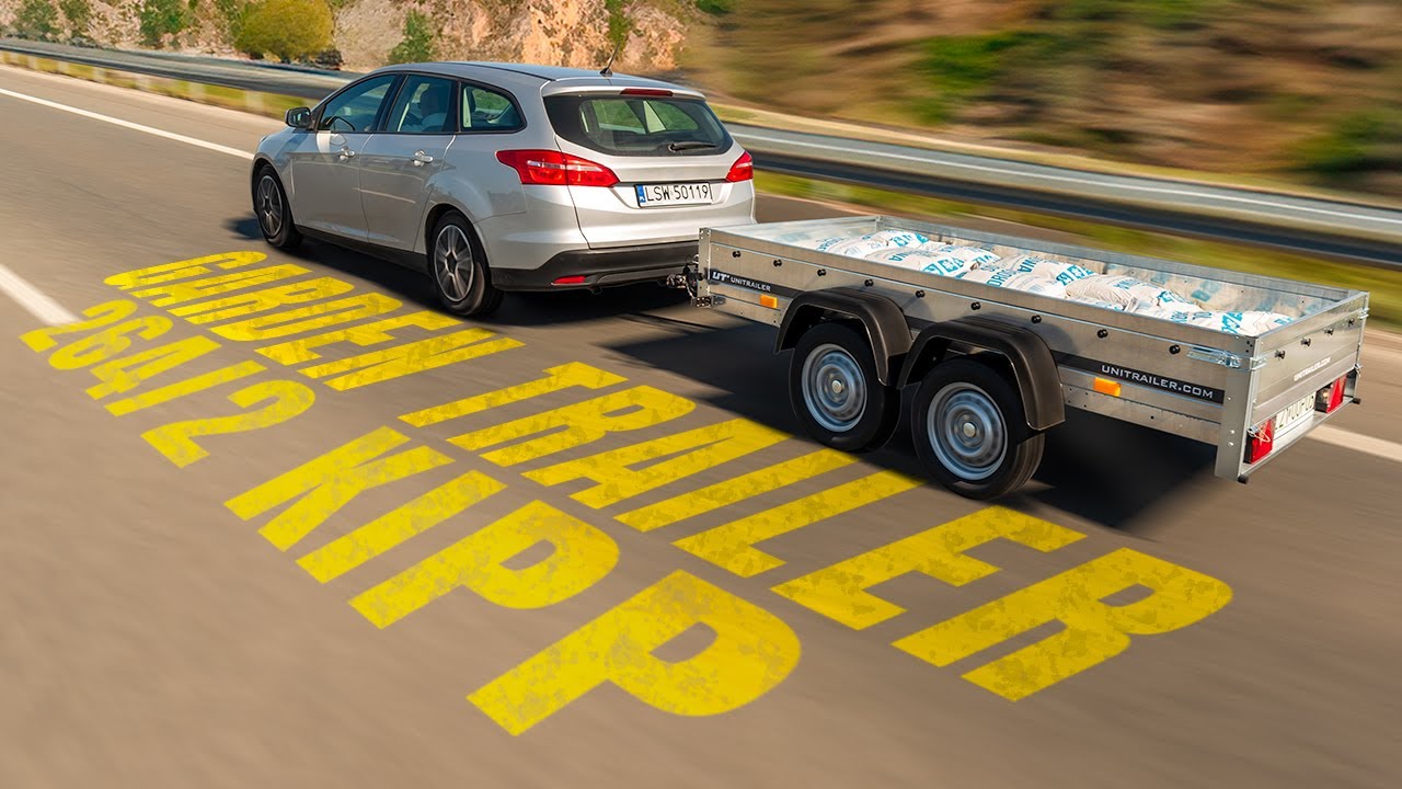 Przyczepa dwuosiowa długa - UNITRAILER 264/2 KIPP