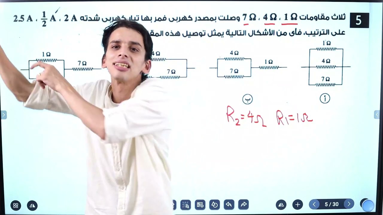 حل امتحان شامل الفصل الاول ( فيه كل الافكار ) 🔥👌