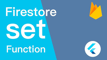 Flutter Firestore set function | part 3