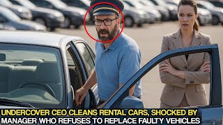 Undercover CEO Cleans Rental Cars, Shocked By Manager Who Refuses To Replace Faulty Vehicles