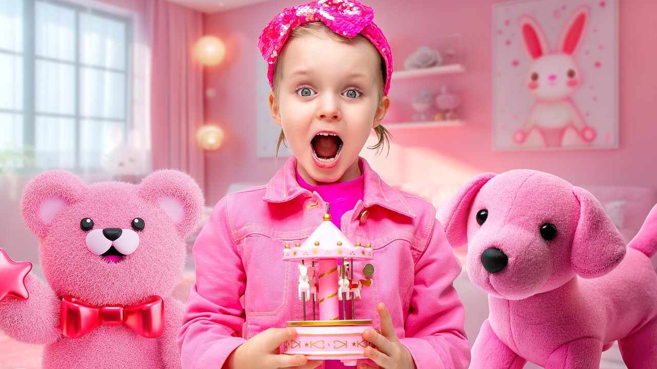 داشا تريد كل شيء بلون واحد: الوردي! 🎀🌸✨