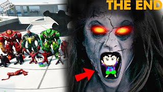 GTA 5 : SHINCHAN & Avengers Finally Killed Scary Devil Ghost With Franklin in GTA 5 ! | Techerz